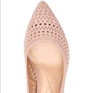 Classic Pump. Beautifully detailed suede leather.